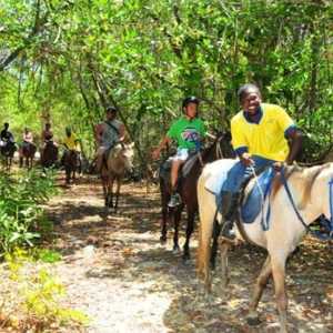 family vacations horseback riding jamaica