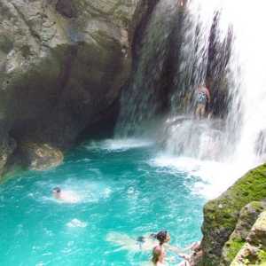 tropical island jamaica reach falls