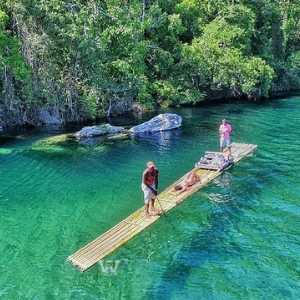 tropical island jamaica rio grande rafting